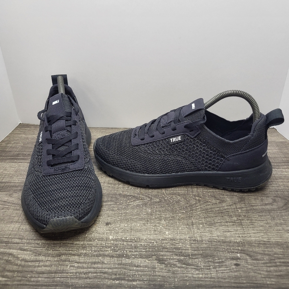 TRUE Linkswear All Day Ripstop V2 Black Spikeless Golf Shoes Mens Size 7.5 Wms 9